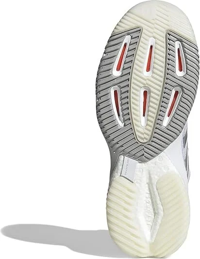 adidas Crazyflight 5 Mid Volleyball Shoes Women's Volleyball Shoes White/Silver Metallic/Black : 6 B - Medium - Image 3