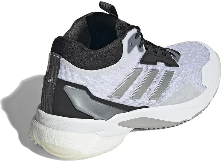 adidas Crazyflight 5 Mid Volleyball Shoes Women's Volleyball Shoes White/Silver Metallic/Black : 6 B - Medium - Image 4