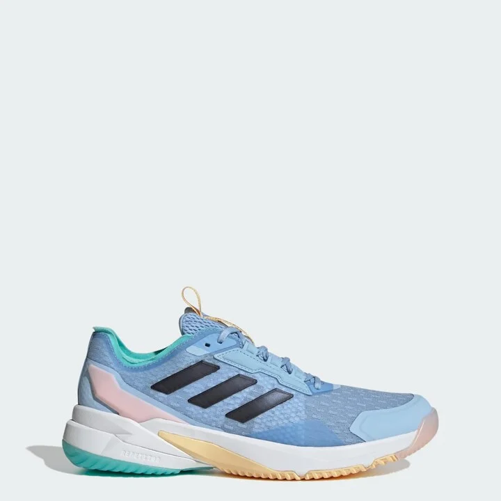 adidas Crazyflight 6 Indoor Shoes Glow Blue 7.5 Womens