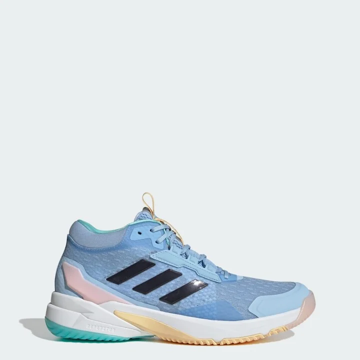 adidas Crazyflight 6 Mid Indoor Shoes Glow Blue 5 Womens