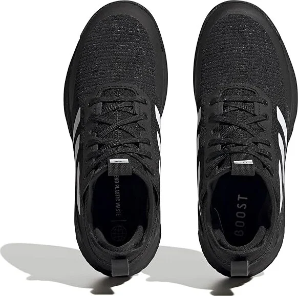 adidas Crazyflight Mid Volleyball Shoes Women's Shoes Black/White/Carbon : 10.5 B - Medium, Textile - Image 2