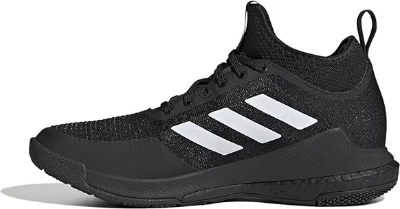 adidas Crazyflight Mid Volleyball Shoes Women's Shoes Black/White/Carbon : 10.5 B - Medium, Textile - Image 5