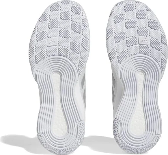 adidas Crazyflight Mid Volleyball Shoes Women's Shoes White/Silver Metallic : 5 B - Medium, Textile - Image 3