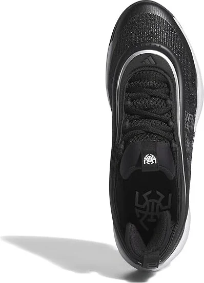 adidas D.O.N. Issue 5 Basketball Shoes Basketball Shoes Black/White/Matte Silver : Men's 10 - Women's 11 Medium - Image 2