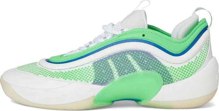 adidas D.O.N. Issue 6 Basketball Shoes Basketball Shoes White/Screaming Green/Lucid Blue : Men's 11.5 - Women's 12.5 Medium, Synthetic - Image 6