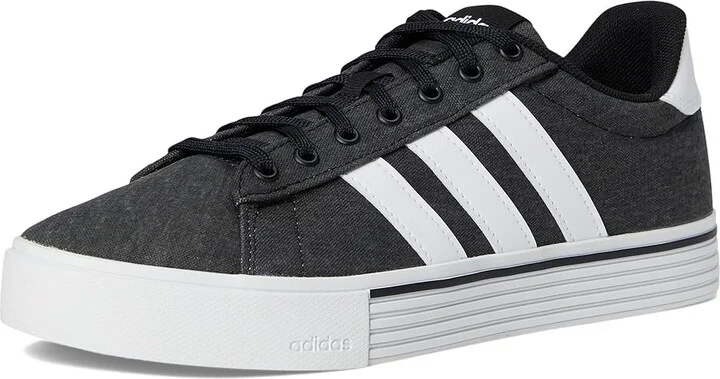 adidas Daily 4.0 Athletic Shoes Black/White/Black : Men's 10 - Women's 11 Medium, Textile - Image 5