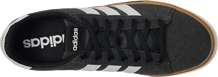 adidas Daily 4.0 Athletic Shoes Black/White/Gum : Men's 5 - Women's 6 Medium, Textile - Image 2