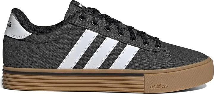 adidas Daily 4.0 Athletic Shoes Black/White/Gum : Men's 5 - Women's 6 Medium, Textile - Image 7