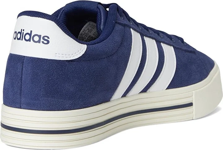 adidas Daily 4.0 Athletic Shoes Dark Blue/White/Off-White : Men's 12 - Women's 13 Medium, Textile - Image 4