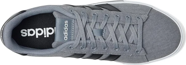 adidas Daily 4.0 Athletic Shoes Grey/Black/White : Men's 5 - Women's 6 Medium, Textile - Image 2