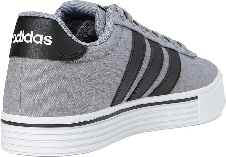 adidas Daily 4.0 Athletic Shoes Grey/Black/White : Men's 5 - Women's 6 Medium, Textile - Image 4
