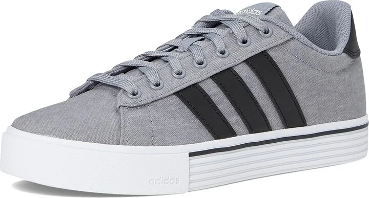 adidas Daily 4.0 Athletic Shoes Grey/Black/White : Men's 5 - Women's 6 Medium, Textile - Image 5