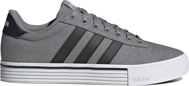 adidas Daily 4.0 Athletic Shoes Grey/Black/White : Men's 5 - Women's 6 Medium, Textile - Image 7