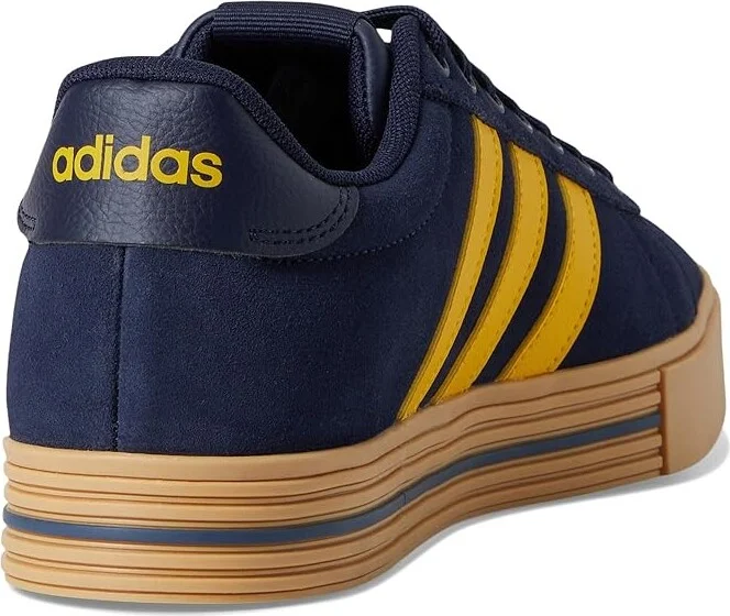 adidas Daily 4.0 Athletic Shoes Ink/Utility Yellow/Gum : Men's 12.5 - Women's 13.5 Medium, Textile - Image 4