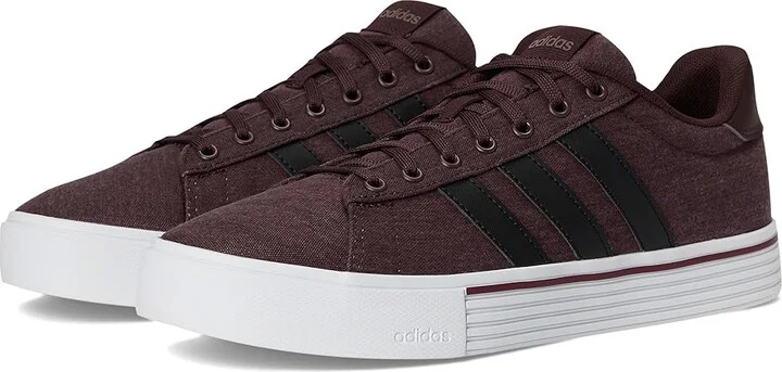 adidas Daily 4.0 Athletic Shoes Shadow Brown/Black/White : Men's 11 - Women's 12 Medium, Textile