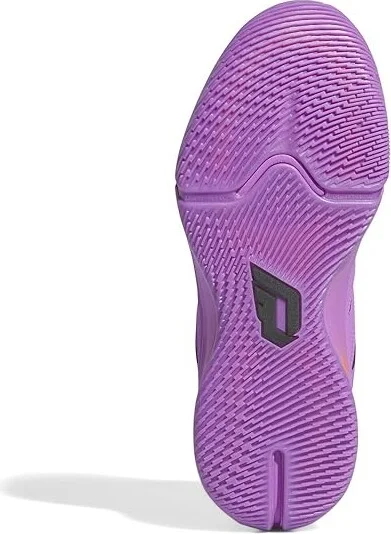 adidas Dame 9 Basketball Shoes Basketball Shoes Purple Burst/Black/Solar Red : Men's 8 - Women's 9 Medium - Image 3