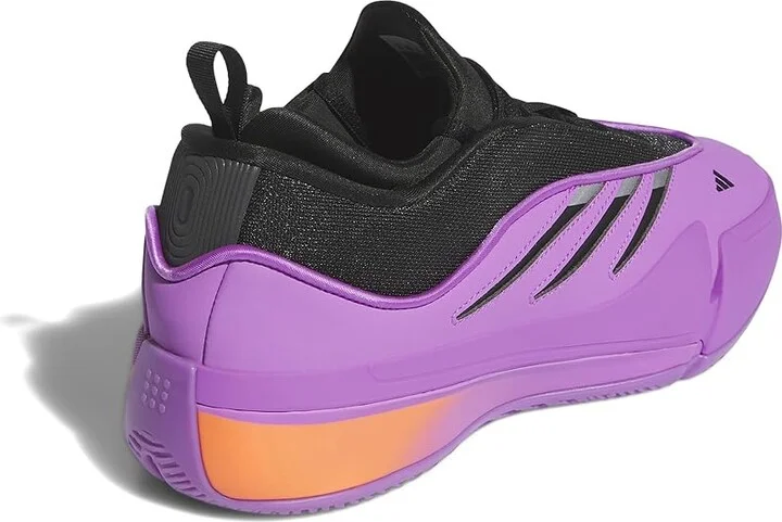 adidas Dame 9 Basketball Shoes Basketball Shoes Purple Burst/Black/Solar Red : Men's 8 - Women's 9 Medium - Image 4