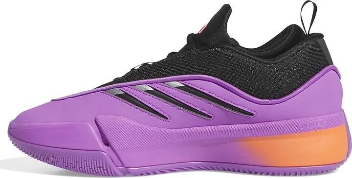 adidas Dame 9 Basketball Shoes Basketball Shoes Purple Burst/Black/Solar Red : Men's 8 - Women's 9 Medium - Image 5