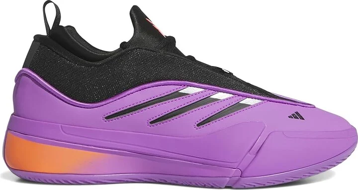 adidas Dame 9 Basketball Shoes Basketball Shoes Purple Burst/Black/Solar Red : Men's 8 - Women's 9 Medium - Image 6