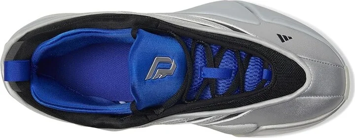 adidas Dame 9 Basketball Shoes Basketball Shoes Silver Metallic/Black/Lucid Blue : Men's 11 - Women's 12 Medium - Image 2
