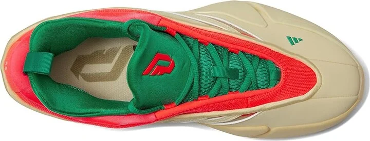 adidas Dame 9 Basketball Shoes Basketball Shoes Warm Vanilla/Lucid Red/Warm Sandstone : Men's 18 - Women's 19 Medium - Image 2