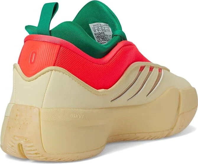 adidas Dame 9 Basketball Shoes Basketball Shoes Warm Vanilla/Lucid Red/Warm Sandstone : Men's 18 - Women's 19 Medium - Image 4