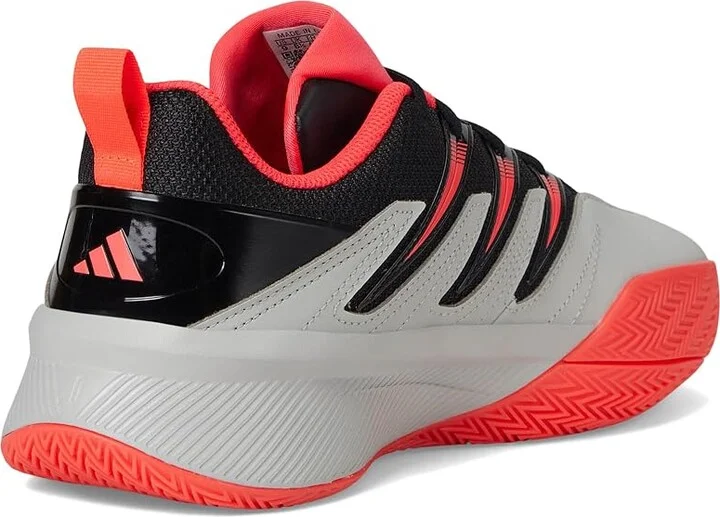 adidas Dame Certified 3 Basketball Shoes Basketball Shoes Black/Lucid Red/Grey : Men's 5 - Women's 6 Medium, Rubber - Image 4