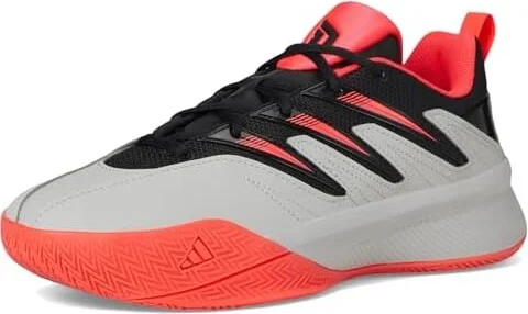 adidas Dame Certified 3 Basketball Shoes Basketball Shoes Black/Lucid Red/Grey : Men's 5 - Women's 6 Medium, Rubber - Image 5