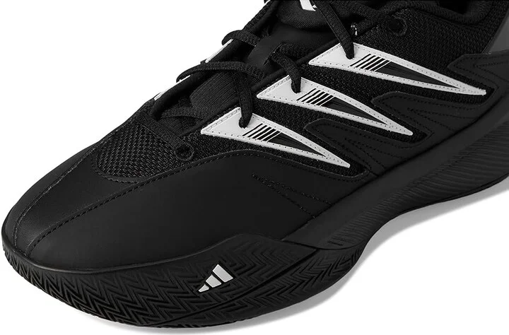 adidas Dame Certified 3 Basketball Shoes Basketball Shoes Black/White/Black : Men's 9 - Women's 10 Medium, Rubber - Image 7