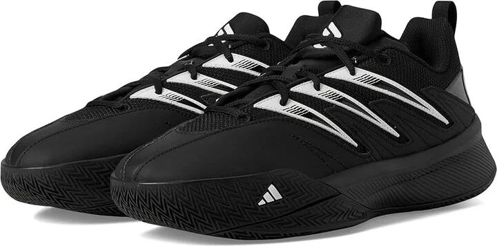 adidas Dame Certified 3 Basketball Shoes Basketball Shoes Black/White/Black : Men's 9 - Women's 10 Medium, Rubber