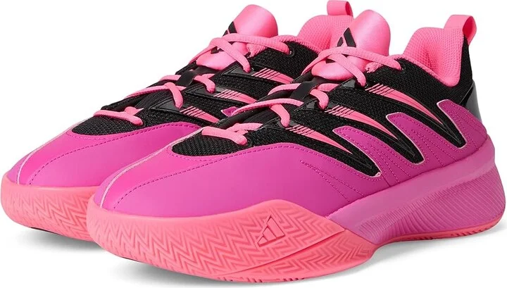 adidas Dame Certified 3 Basketball Shoes Basketball Shoes Lucid Fuchsia/Black/Lucid Pink : Men's 11 - Women's 12 Medium, Rubber