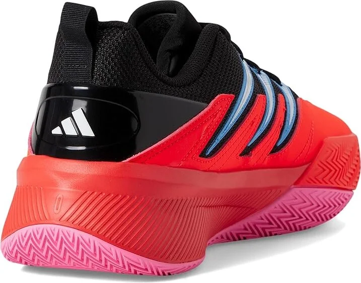 adidas Dame Certified 3 Basketball Shoes Basketball Shoes Solar Red/Black/White : Men's 9 - Women's 10 Medium, Rubber - Image 4
