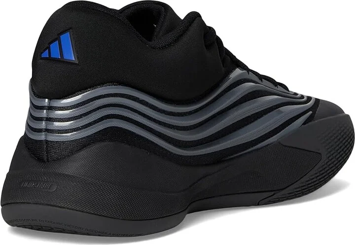 adidas Dame X Basketball Shoes Basketball Shoes Black/Iron Metallic/Lucid Blue : Men's 11 - Women's 12 Medium, Textile - Image 4