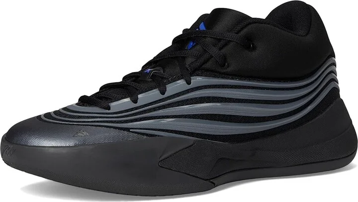 adidas Dame X Basketball Shoes Basketball Shoes Black/Iron Metallic/Lucid Blue : Men's 11 - Women's 12 Medium, Textile - Image 5