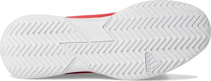 adidas Defiant Speed 2 Tennis Shoes Women's Tennis Shoes Lucid Red/Zero Metallic/Lucid Pink : 8 B - Medium, Rubber - Image 3