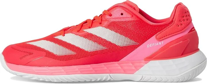 adidas Defiant Speed 2 Tennis Shoes Women's Tennis Shoes Lucid Red/Zero Metallic/Lucid Pink : 8 B - Medium, Rubber - Image 6