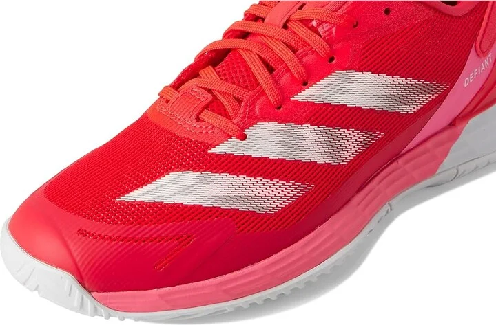 adidas Defiant Speed 2 Tennis Shoes Women's Tennis Shoes Lucid Red/Zero Metallic/Lucid Pink : 8 B - Medium, Rubber - Image 7