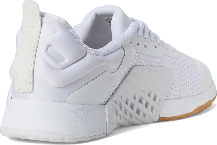 adidas Dropset 3 Trainer Athletic Shoes White/Crystal White/Crystal White : Men's 9 - Women's 10 Medium, Rubber/Synthetic - Image 4
