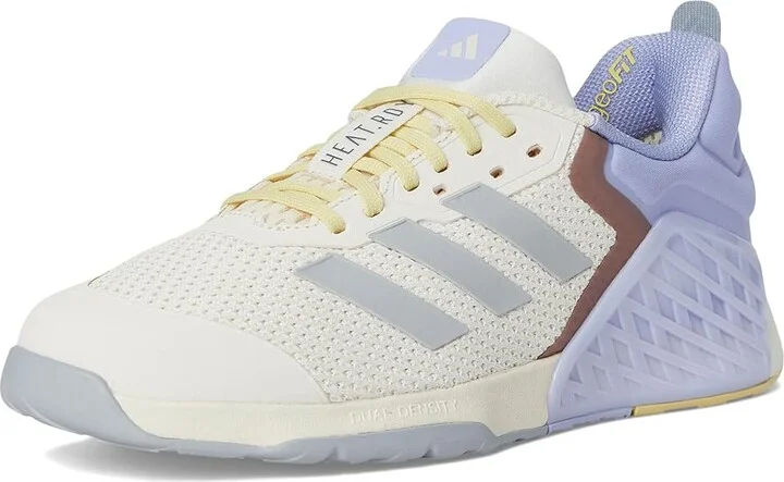 adidas Dropset 3 Trainer Women's Shoes Chalk White/Halo Silver/Violet Tone : 12.5 B - Medium, Rubber/Synthetic - Image 5