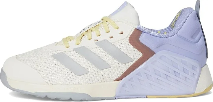 adidas Dropset 3 Trainer Women's Shoes Chalk White/Halo Silver/Violet Tone : 12.5 B - Medium, Rubber/Synthetic - Image 6