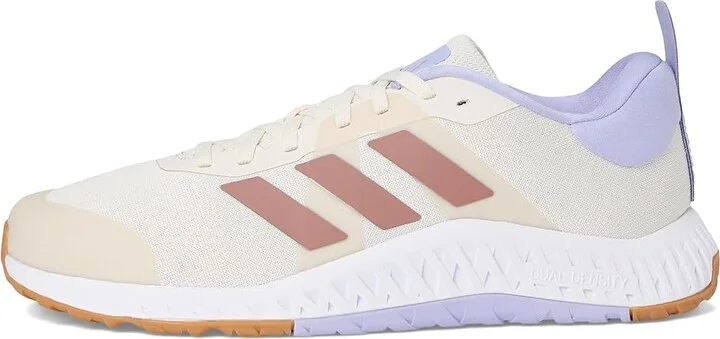 adidas Everyset Trainer Women's Shoes Chalk White/Warm Clay/Violet Tone : 9.5 B - Medium, Textile - Image 6