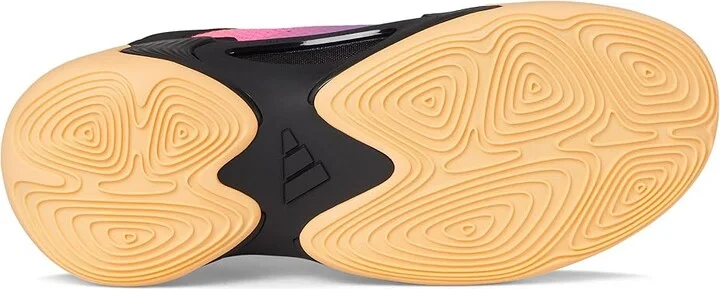 adidas Exhibit Select Mid Basketball Shoes Women's Basketball Shoes Black/Supplier Colour/Lucid Pink : 9 B - Medium - Image 3