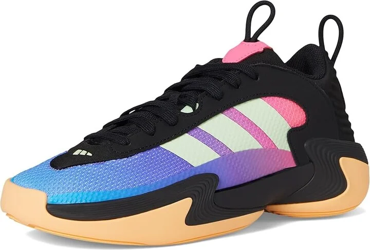 adidas Exhibit Select Mid Basketball Shoes Women's Basketball Shoes Black/Supplier Colour/Lucid Pink : 9 B - Medium - Image 5