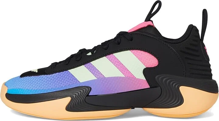 adidas Exhibit Select Mid Basketball Shoes Women's Basketball Shoes Black/Supplier Colour/Lucid Pink : 9 B - Medium - Image 6