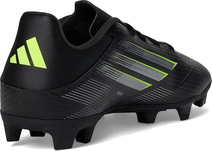 adidas F50 Club Firm/Multi Ground Soccer Cleats Soccer Shoes Black/Iron Metallic/Lucid Lemon : Men's 5 - Women's 6 Medium, Rubber - Image 4