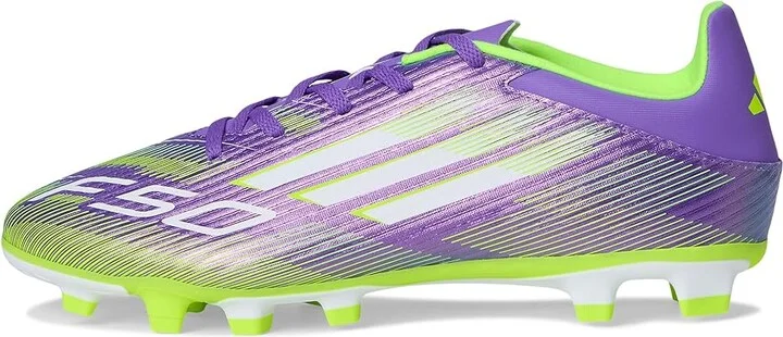 adidas F50 Club Firm/Multi Ground Soccer Cleats Soccer Shoes Purple Rush/White/Lucid Lemon : Men's 10.5 - Women's 11.5 Medium, Rubber - Image 6