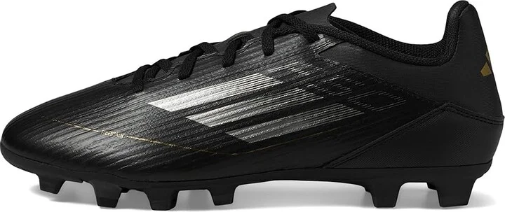 adidas F50 Club Football Boots Flexible Ground Men's Soccer Shoes Black/Iron Metallic/Gold Metallic : 12 D - Medium, Leather - Image 6