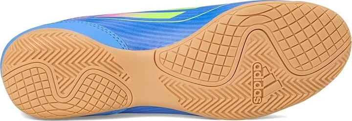 adidas F50 Club Indoor Soccer Shoes Blue Fusion/Lucid Lemon/Lucid Pink : Men's 10.5 - Women's 11.5 Medium, Synthetic - Image 3