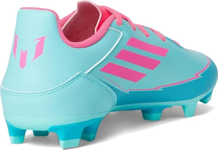 adidas F50 Club Messi Firm Ground/Multi Ground Soccer Cleats Soccer Shoes Flash Aqua/Lucid Pink/Lucid Cyan : Men's 10 - Women's 11 Medium - Image 4