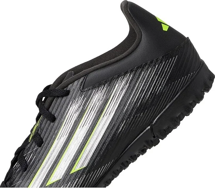 adidas F50 Club Turf Soccer Cleats Soccer Shoes Black/Iron Metallic/Lucid Lemon : Men's 13 - Women's 14 Medium, Rubber - Image 7
